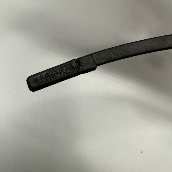 Vintage Minima Polarized Rimless Compact Sunglasses With Leather Case - Picture 15 of 16